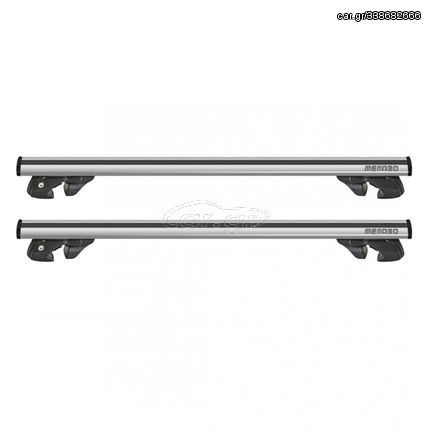 Μπάρες οροφής ασημί Menabo Jackson για Chevrolet-Daewoo (Raised Rails)