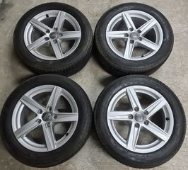 *Ζάντες αλουμινίου γνήσιες από Audi A3, 16", 5x112, 4 τεμάχια