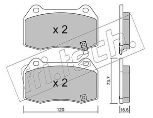 ΤΑΚ. NISSAN 350Z 3.5 06-  FRITECH \"E\" fri.tech. 754.0