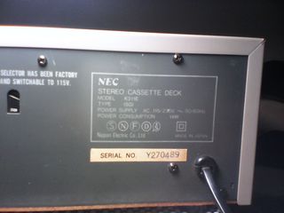 κασετοφωνο NEC K311-thumb-3