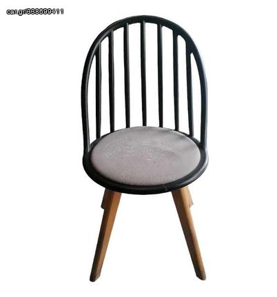 Μεταχειρισμένες καρέκλες με μαξιλαράκια, μεταλλικές με ξύλινα πόδια, 28 τεμάχια Attica-Inox....ΔΕΚΤΗ ΠΙΣΤΩΤΙΚΗ ΚΑΡΤΑ ΓΙΑ ΑΤΟΚΕΣ ΔΟΣΕΙΣ