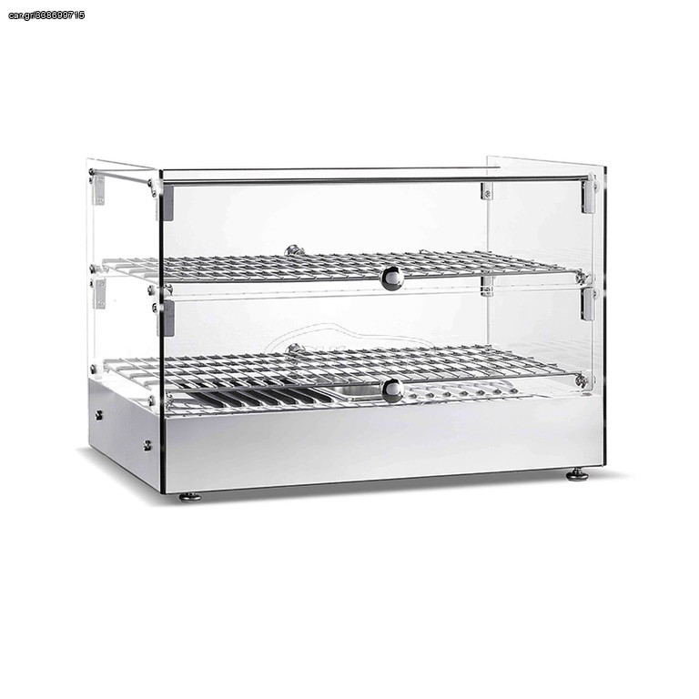 ΠΡΟΣΦΟΡΑ!!! Βιτρίνα Θερμαινόμενη VE 554x361x376 Mm Και Δύο Επίπεδα Προβολής