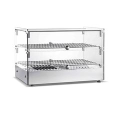 ΠΡΟΣΦΟΡΑ!!! Βιτρίνα Θερμαινόμενη VE 554x361x376 Mm Και Δύο Επίπεδα Προβολής