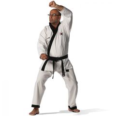 Hapkido Στολή Olympus Μαύρο Σιρίτι Τζούντο Ύφασμα