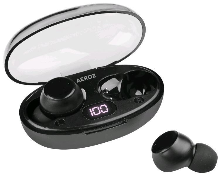 AEROZ - TWS-1010 BLACK - True Wireless Earbuds / Electronics