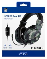 Nacon PS4 Gaming Headset V3 - Green - Headset - Sony