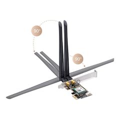 Cudy WE3000 network card Internal WLAN / Bluetooth 2400 Mbit/s-thumb-3