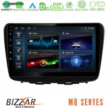 Bizzar M8 Series Suzuki Baleno 2016-2021 8core Android13 4+32GB Navigation Multimedia Tablet 9"