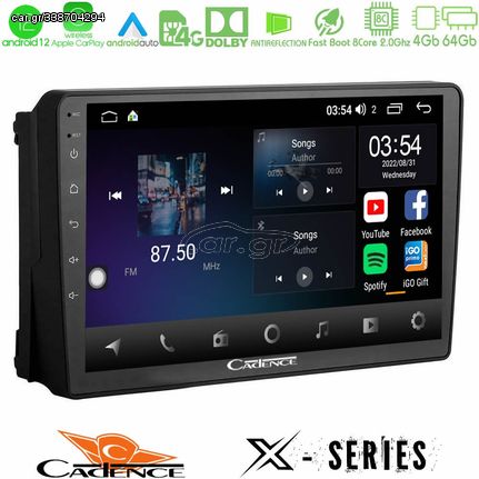 Cadence X Series Ford 2007-> 8core Android12 4+64GB Navigation Multimedia Tablet 9"