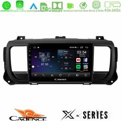 Cadence X Series Citroen/Peugeot/Opel/Toyota 8core Android12 4+64GB Navigation Multimedia Tablet 9"