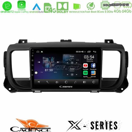 Cadence X Series Citroen/Peugeot/Opel/Toyota 8core Android12 4+64GB Navigation Multimedia Tablet 9"