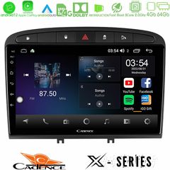 Cadence X Series Peugeot 308/RCZ 8core Android12 4+64GB Navigation Multimedia Tablet 9"