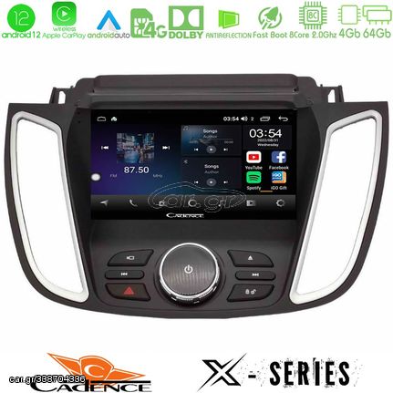 Cadence X Series Ford Kuga/C-Max 2013-2019 8core Android12 4+64GB Navigation Multimedia Tablet 9"