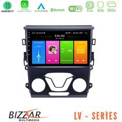 Bizzar LV Series Ford Mondeo 2014-2017 4Core Android 13 2+32GB Navigation Multimedia Tablet 9"