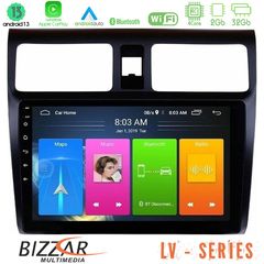 Bizzar LV Series Suzuki Swift 2005-2010 4Core Android 13 2+32GB Navigation Multimedia Tablet 10"