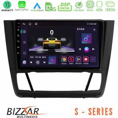 Bizzar S Series BMW 1Series E81/E82/E87/E88 (AUTO A/C) 8core Android13 6+128GB Navigation Multimedia Tablet 9"