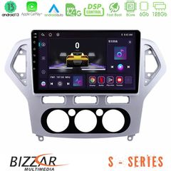 Bizzar S Series Ford Mondeo 2007-2010 Manual A/C 8core Android13 6+128GB Navigation Multimedia Tablet 10"