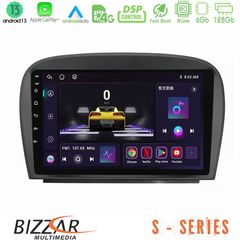 Bizzar S Series Mercedes SL Class 2005-2011 8Core Android13 6+128GB Navigation Multimedia Tablet 9"