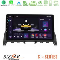 Bizzar S Series Mercedes C Class W204 8core Android13 6+128GB Navigation Multimedia Tablet 9"