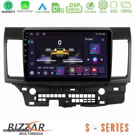 Bizzar S Series Mitsubishi Lancer 2008 – 2015 8core Android13 6+128GB Navigation Multimedia Tablet 10"