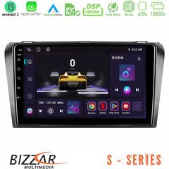 Bizzar S Series Mazda 3 2004-2009 8core Android13 6+128GB Navigation Multimedia Tablet 9"