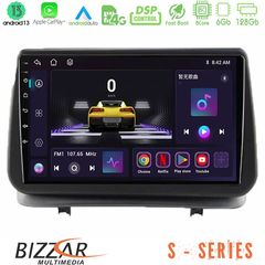 Bizzar S Series Renault Clio 2005-2012 8core Android13 6+128GB Navigation Multimedia Tablet 9"