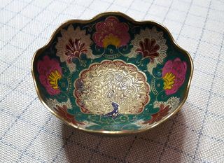 Vintage Cloisonne Χαλκινο Μπoλ