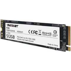 SSD PATRIOT P300P512GM28 P300 512GB NVME M.2 2280 PCIE GEN3 X4