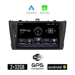 TOYOTA AVENSIS (2009 - 2016) Android οθόνη αυτοκίνητου 2+32GB με GPS WI-FI (ηχοσύστημα αφής 9" ιντσών Apple CarPlay Android Auto 2GB Car Play Youtube Playstore MP3 USB Radio Bluetooth Mirrorlink