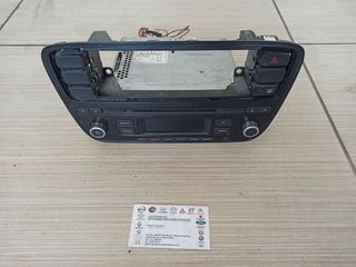 RADIO CD & ΥΠΟΛΟΓΙΣΤΗΣ ΤΑΞΙΔΙΟΥ (1S0 035 156H) VW UP 2011-2016