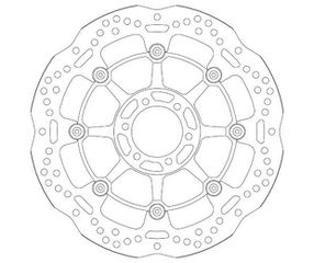 Δισκόπλακα SBS/6024 320X64X5,0X6X8,5 Εμπρ. KTM/DUKE640/690,YAM/TDR250,TZR250 87-94,YZF750 93-97,APRILIA,DUCATI,MOTO-GUZZI