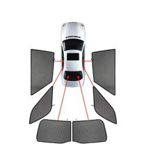 ΚΟΥΡΤΙΝΑΚΙΑ ΜΑΡΚΕ CAR SHADES ΓΙΑ SKODA YETI 5D 2009+ - 6 ΤΕΜ.