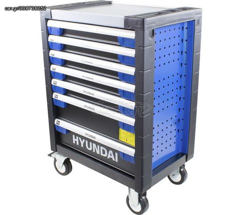 HYUNDAI HYTC9003 Εργαλειοφόρος με 305 εργαλεία Assorted Tools - Blue & Black