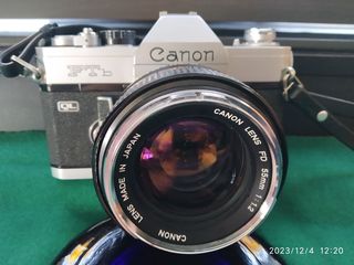 Canon FTb αναλογική φωτογραφική μέ υπερφωτεινό φακό f 1:1,2