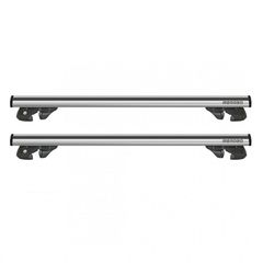 Μπάρες οροφής ασημί Menabo Jackson XL για BMW X3 (E83) / X5 (E53/E70) / X7 (G07) (Raised Rails)