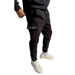 Ανδρική Φόρμα MAGIC BEE CARGO PANTS - BLACK 23402-BLACK