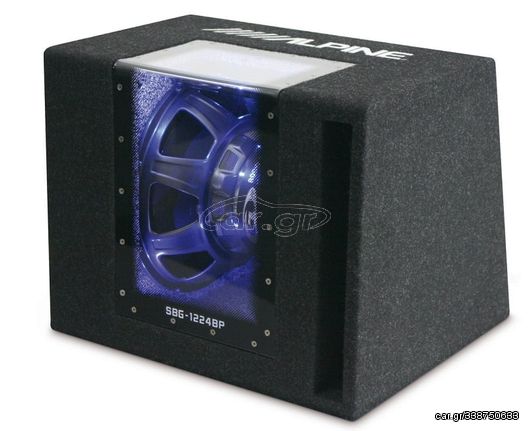 MEGASOUND - Subwoofer αυτοκινήτου με καμπίνα - Alpine SBG-1244BP