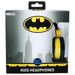 DC Comics Batman Logo core headphones-thumb-2