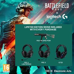 Logitech - PRO X Wireless LIGHTSPEED Gaming Headset +Battlefield PC SKIN bundle / Electronics-thumb-2