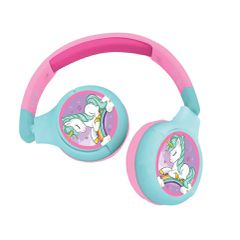 Lexibook - Unicorn - 2 in 1 Bluetooth® foldable Headphones (HPBT010UNI) / Toys