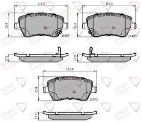 ΣΕΤ ΔΙΣΚΟΦΡΕΝΑ ΕΜΠΡ. SUZUKI-NISSAN COMLINE ADB3984