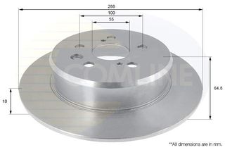 ΔΙΣΚΟΠΛΑΚΑ ΟΠΙΣΘ. TOYOTA COMLINE ADC01101