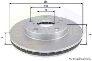 ΔΙΣΚΟΠΛΑΚΑ ΕΜΠΡΟΣΘ.TOYOTA COMLINE ADC0149V