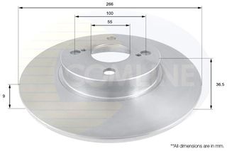 ΔΙΣΚΟΠΛΑΚΑ ΟΠΙΣΘ. TOYOTA COMLINE ADC0155