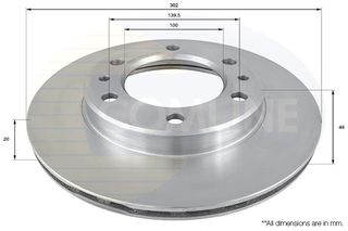 ΔΙΣΚΟΠΛΑΚΑ ΕΜΠΡΟΣΘ.TOYOTA COMLINE ADC0158V