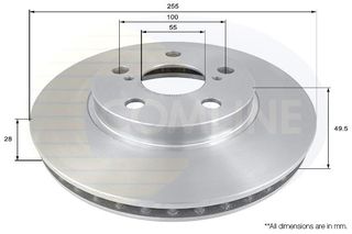 ΔΙΣΚΟΠΛΑΚΑ ΕΜΠΡΟΣΘ.TOYOTA COMLINE ADC0169V