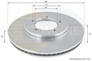 ΔΙΣΚΟΠΛΑΚΑ ΕΜΠΡΟΣΘ.TOYOTA COMLINE ADC0195V