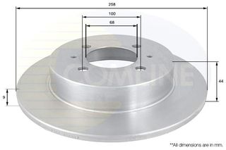 ΔΙΣΚΟΠΛΑΚΑ ΟΠΙΣΘ. NISSAN COMLINE ADC0235