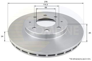 ΔΙΣΚΟΠΛΑΚΑ ΕΜΠΡΟΣΘ.MITSUBISHI COMLINE ADC0326V