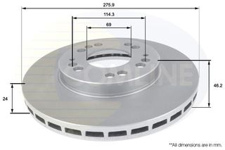 ΔΙΣΚΟΠΛΑΚΑ ΕΜΠΡΟΣΘ.MITSUBISHI COMLINE ADC0367V